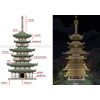 pagoda and original drawing